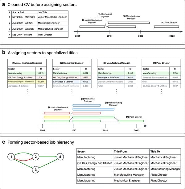 CMap: a Database for Mapping Job Titles, Sector Specialization, and Promotions across 24 Sectors